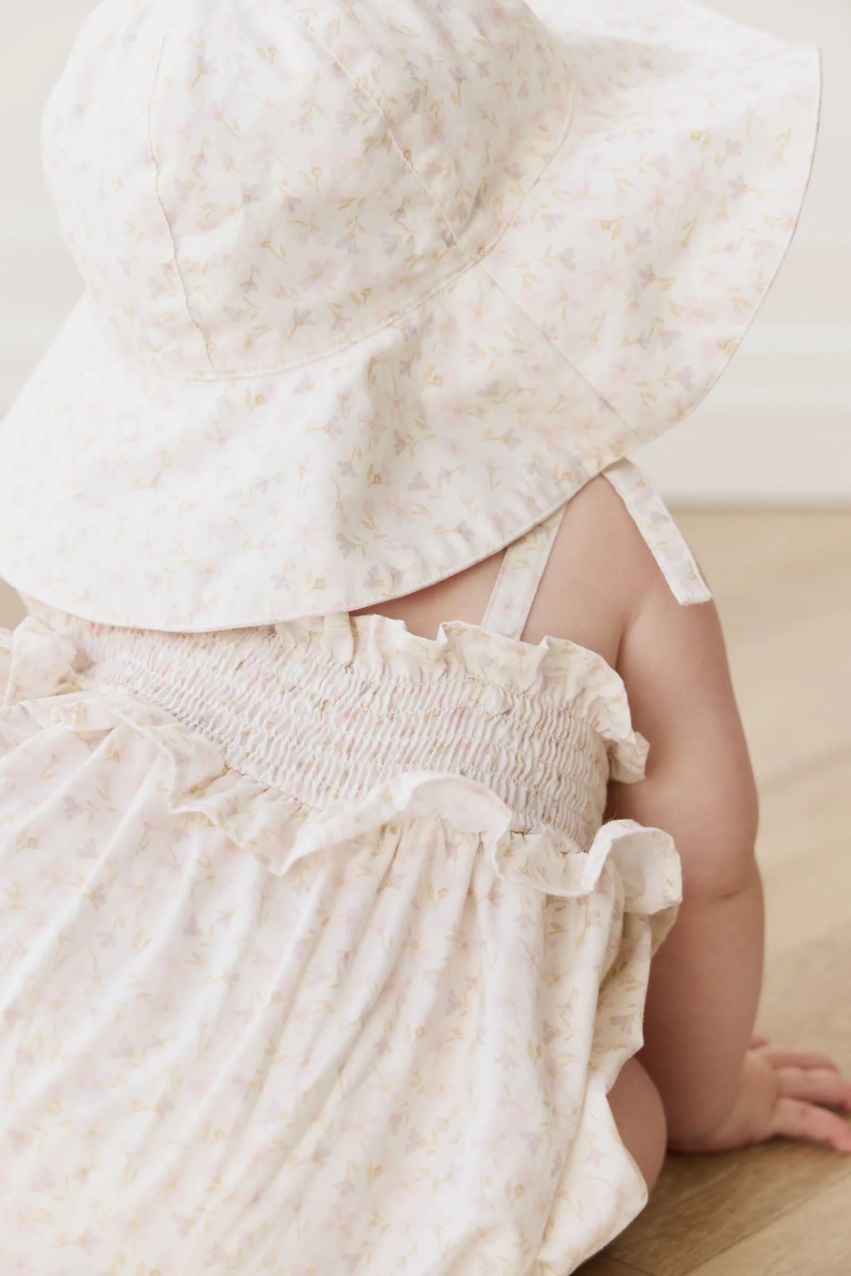 Organic Cotton Cleo Playsuit | Aries Mauve