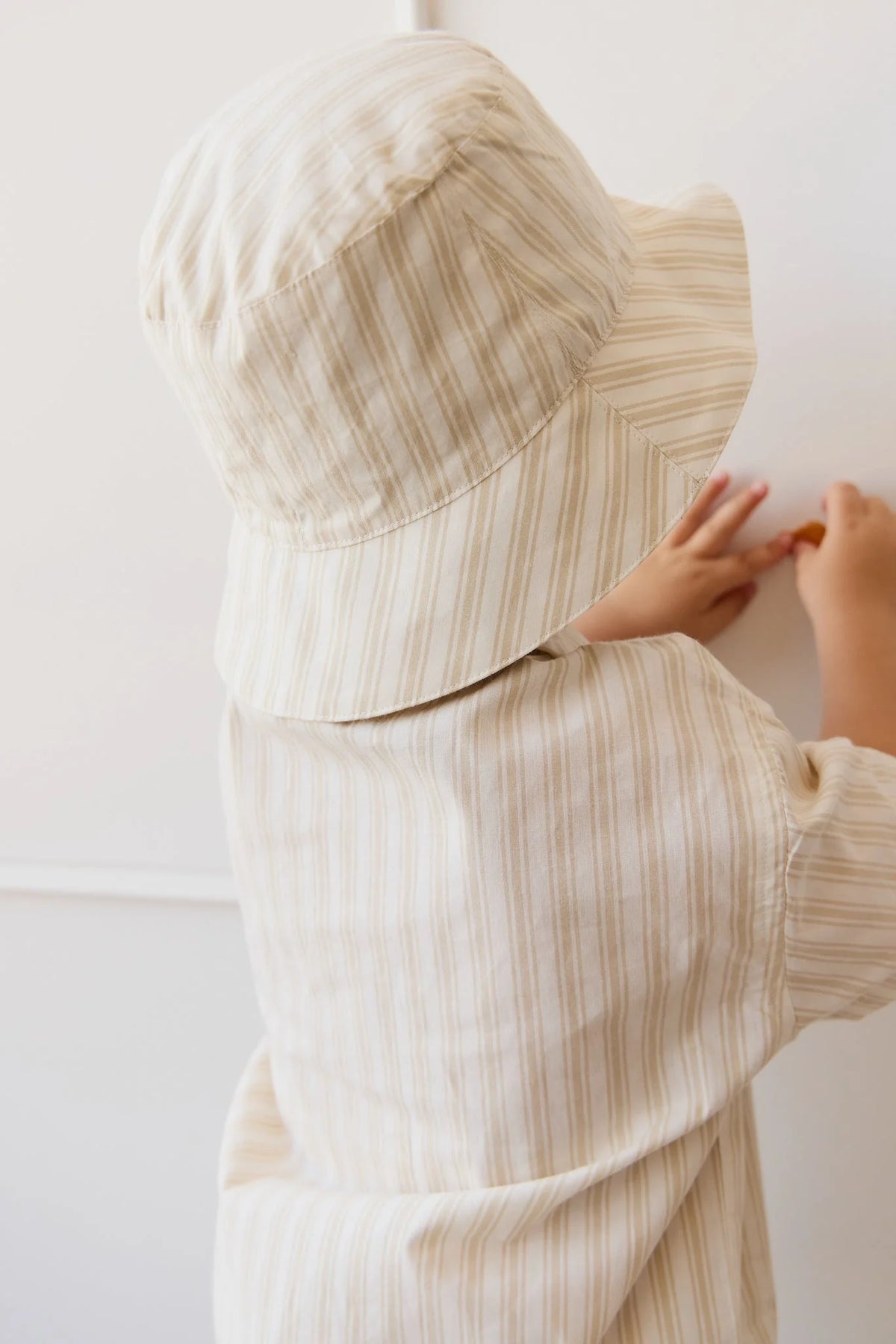 Organic Cotton Bucket Hat | Variegated Stripe Foam