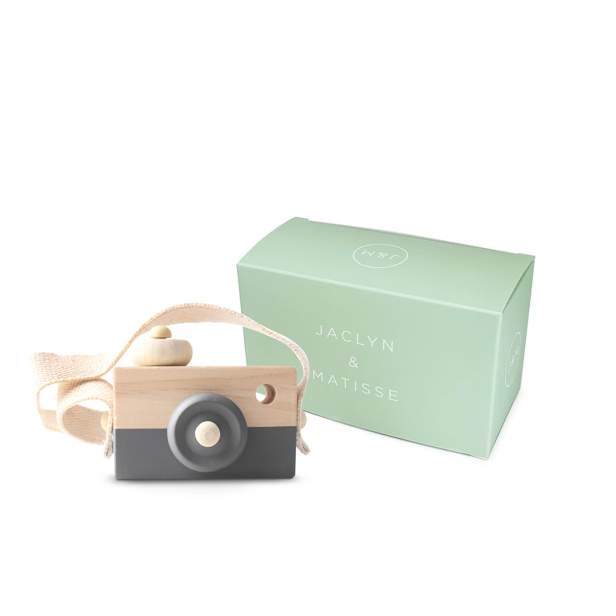 Wooden Camera Toy | Grey Monument