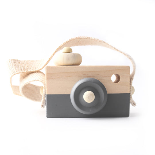 Wooden Camera Toy | Grey Monument