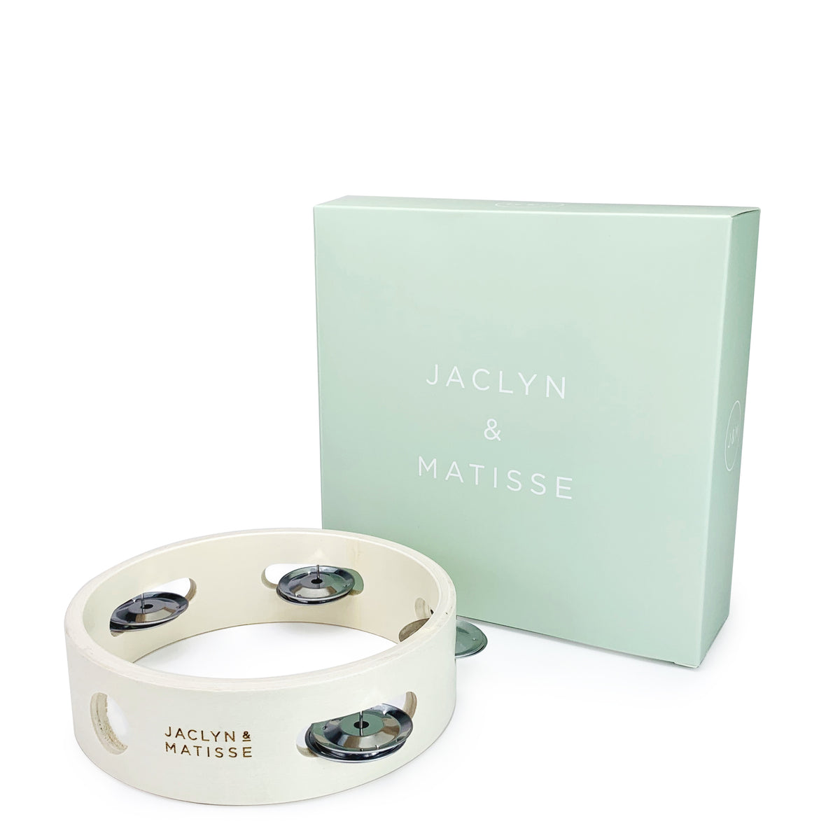 Jaclyn & Matisse | Wooden Tambourine