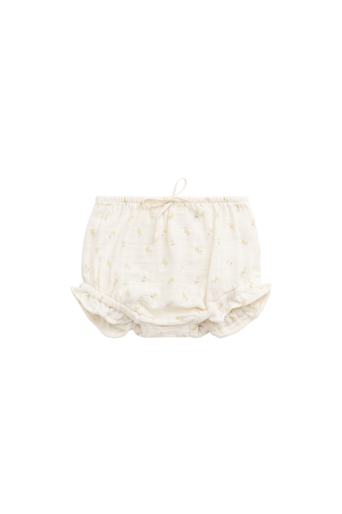 Organic Cotton Muslin Frill Bloomer | Claudette Rose