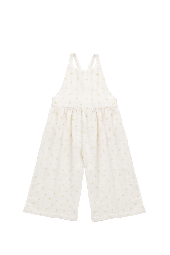 Organic Cotton Muslin Lana Jumpsuit | Vintage Ditsy