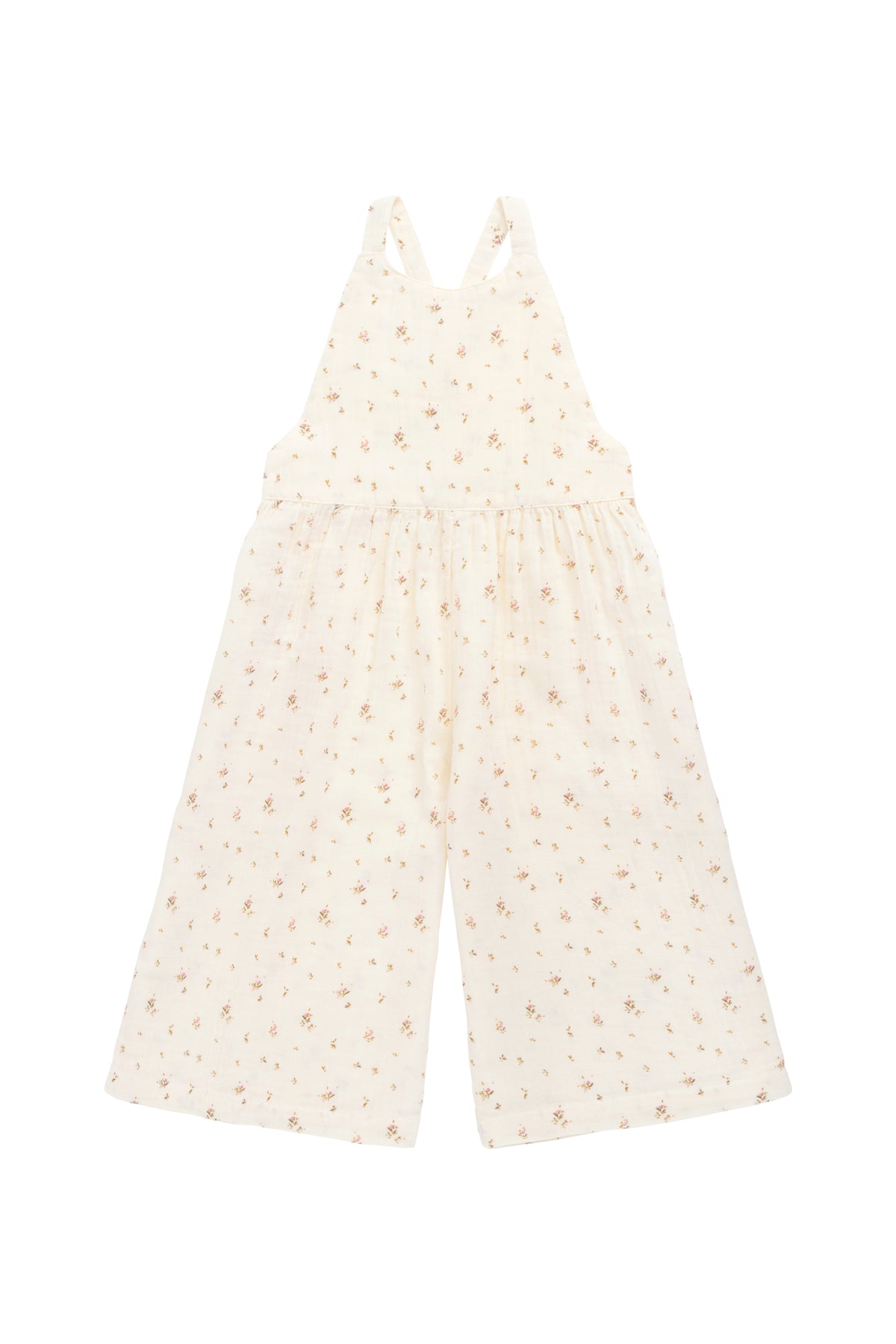 Organic Cotton Muslin Lana Jumpsuit | Dina Antique