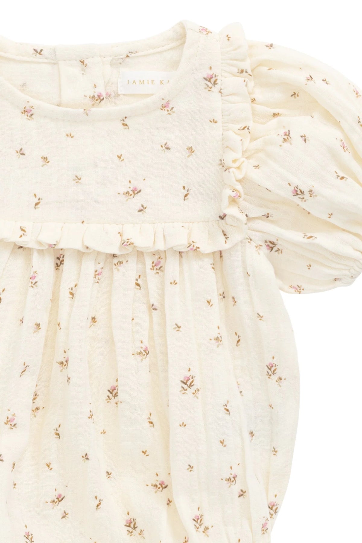 Organic Cotton Muslin Odette Playsuit | Dina Antique