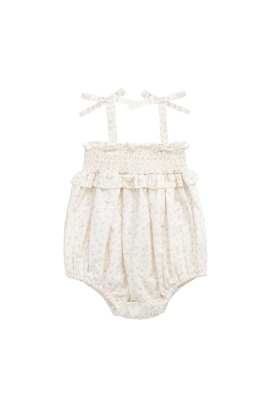 Organic Cotton Cleo Playsuit | Aries Mauve