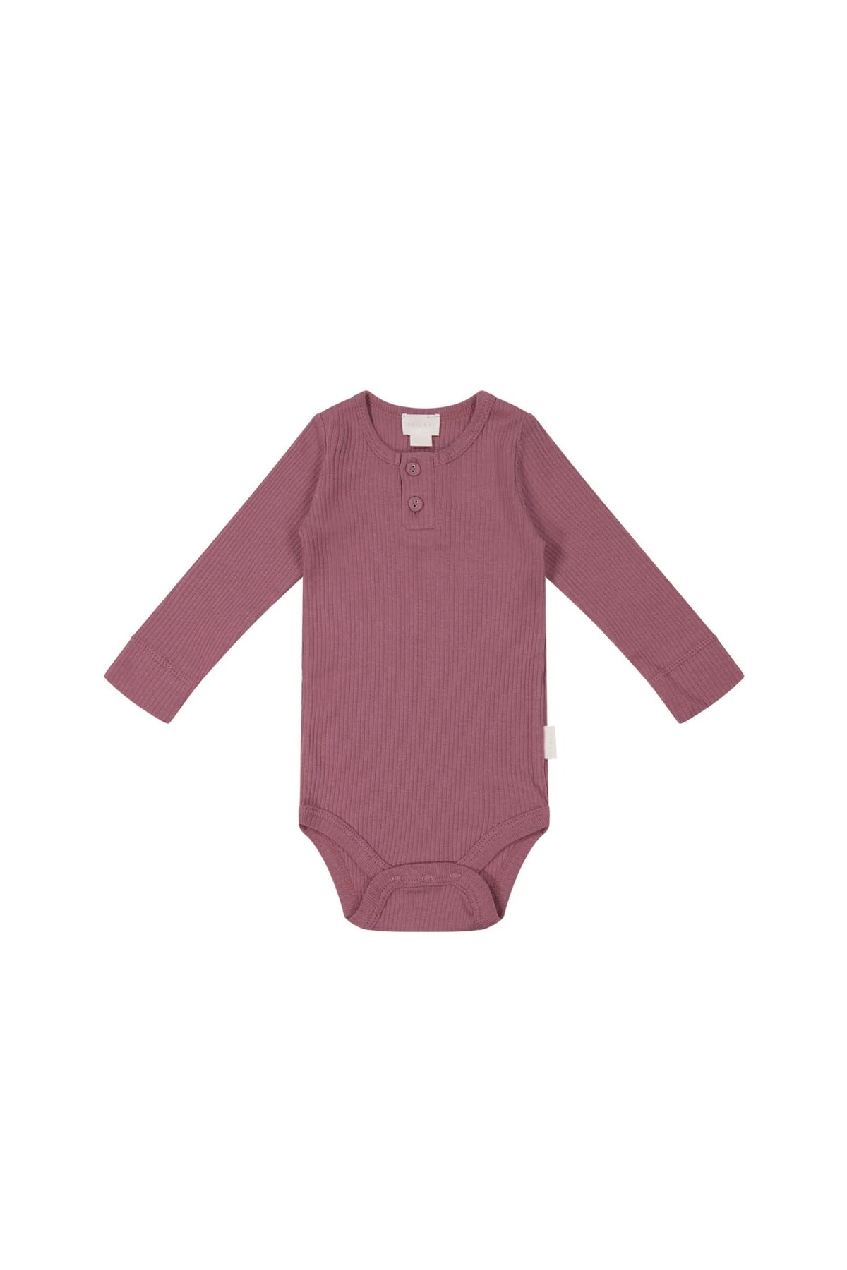 Organic Cotton Modal Long Sleeve Bodysuit | Rosette