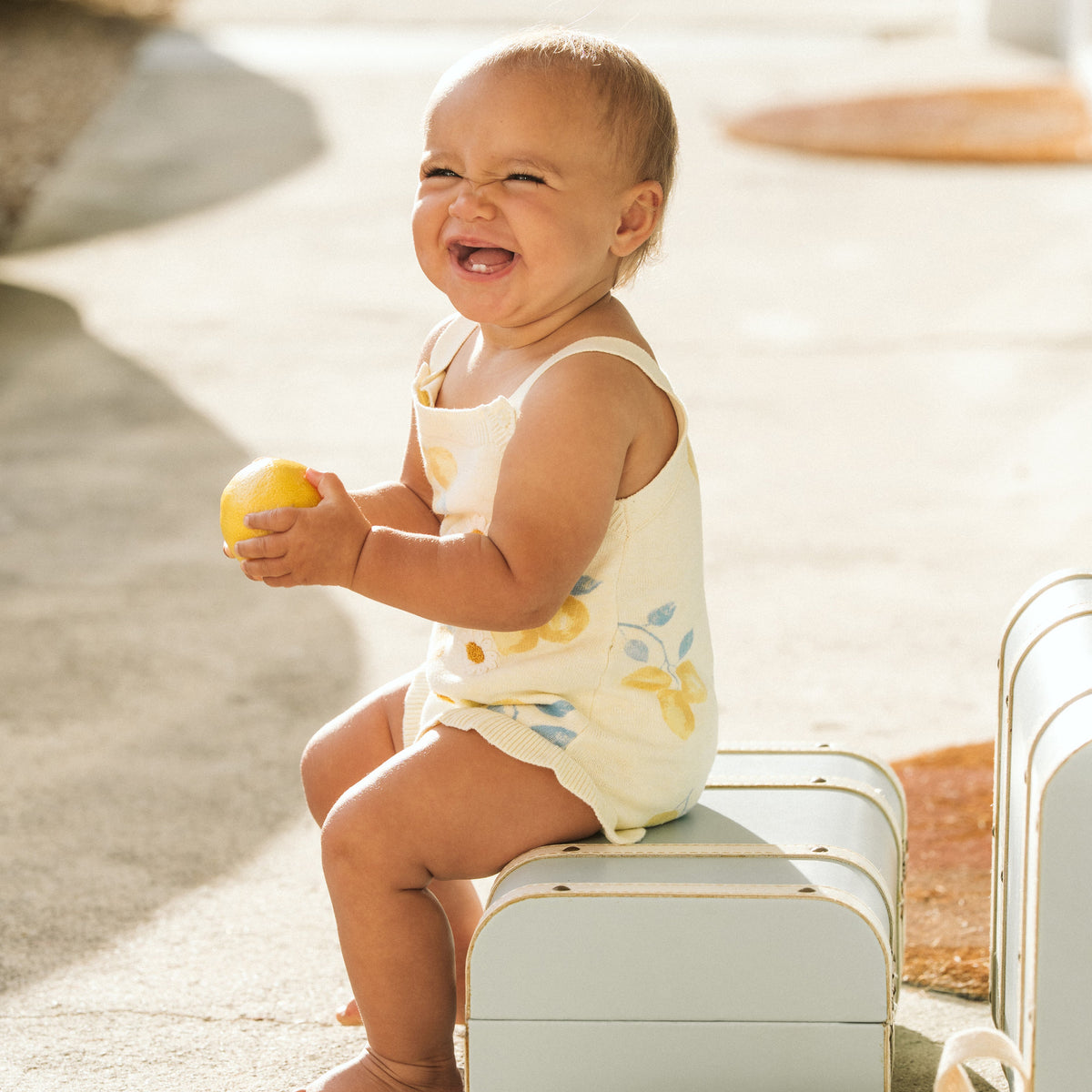 PICCOLINA ORGANIC LEMON BODYSUIT