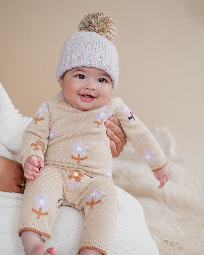 Tutu Tigers Flowers Knitted Romper