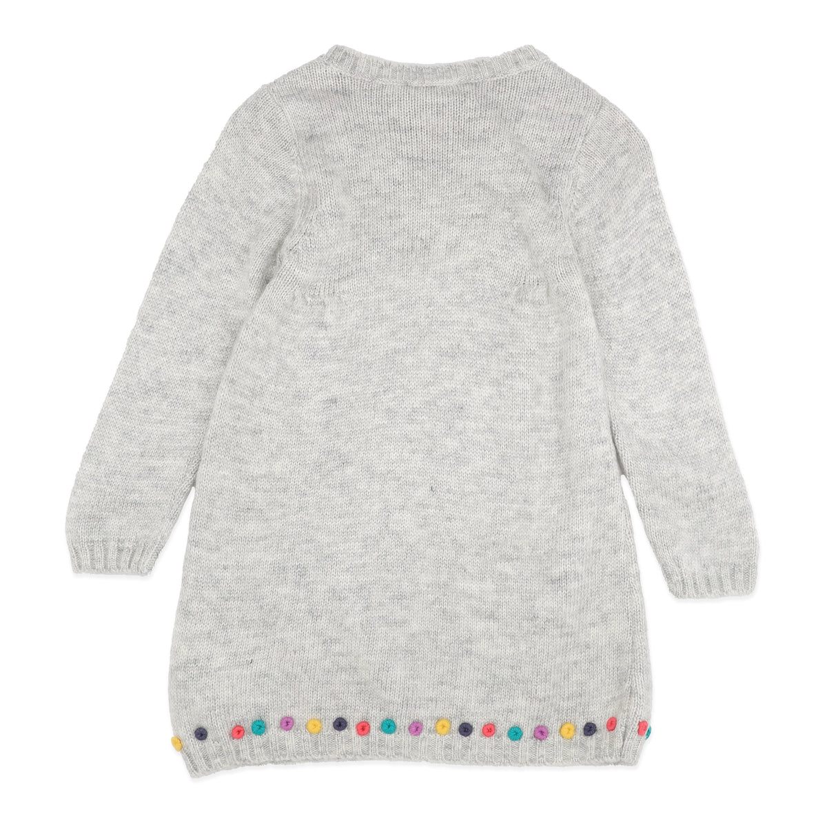 WINTER VACAY HAND EMB. KNITTED DRESS