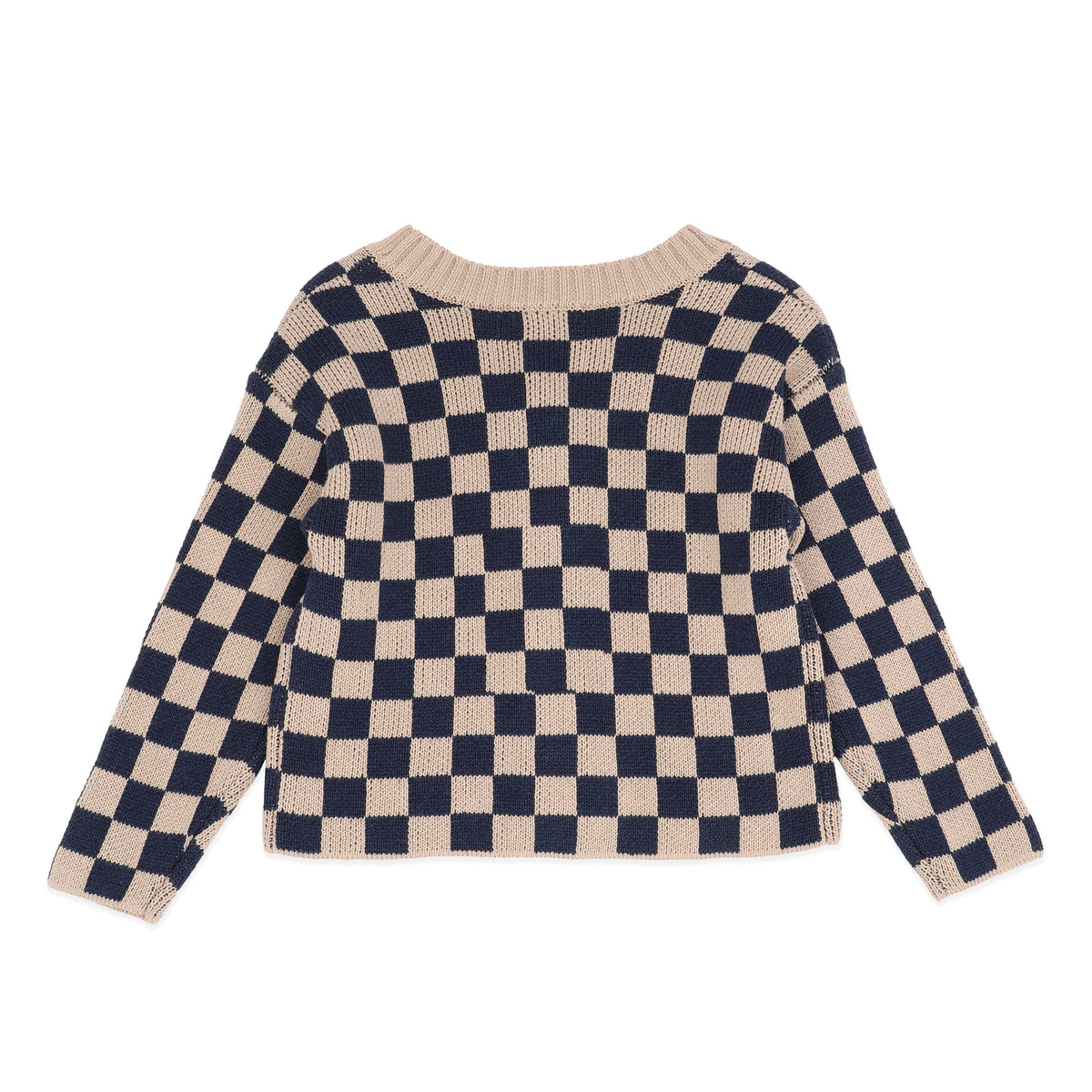 WILD SIDE CHECK KNITTED CARDIGAN | 3-7 YRS