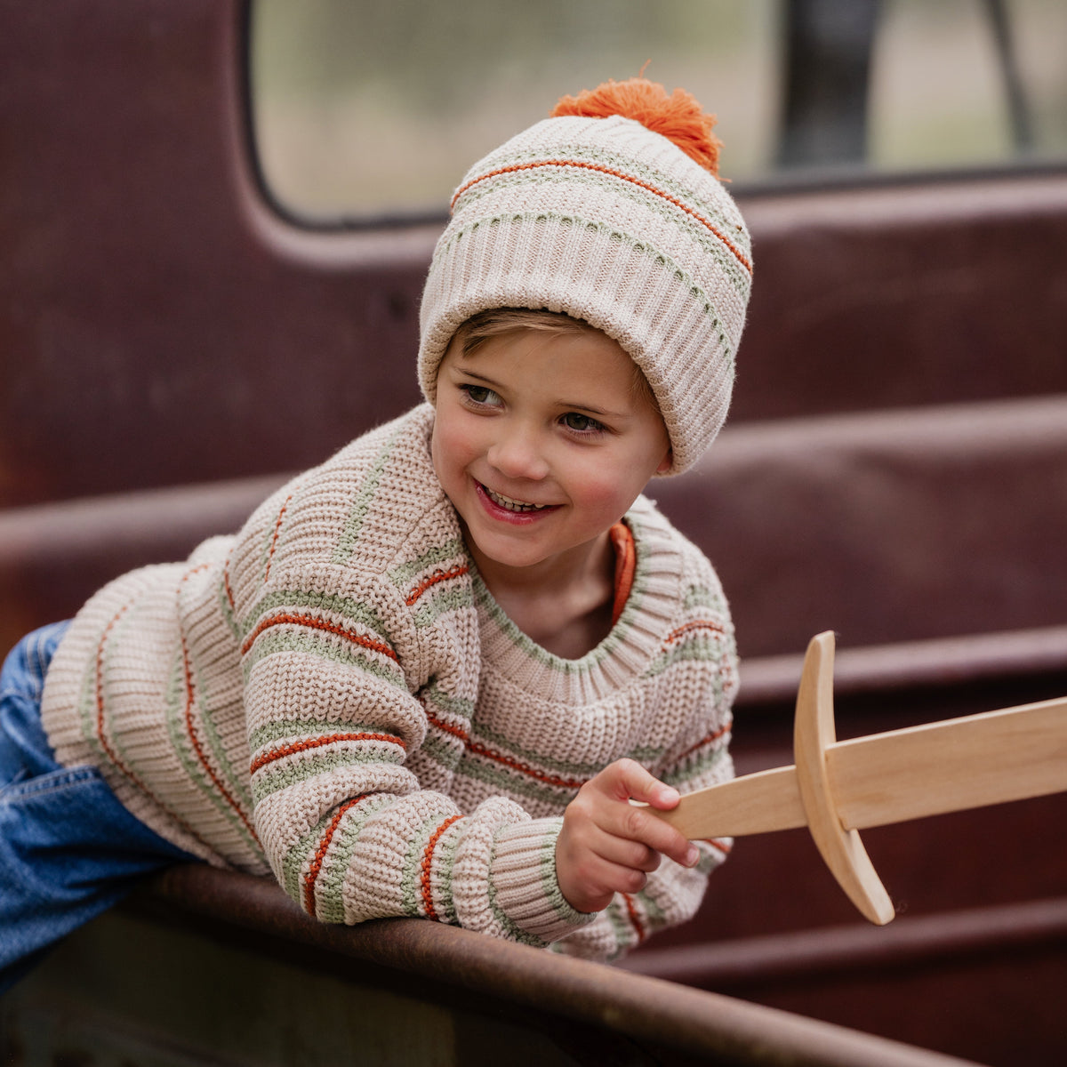 WILD SIDE STRIPE KNITTED JUMPER
