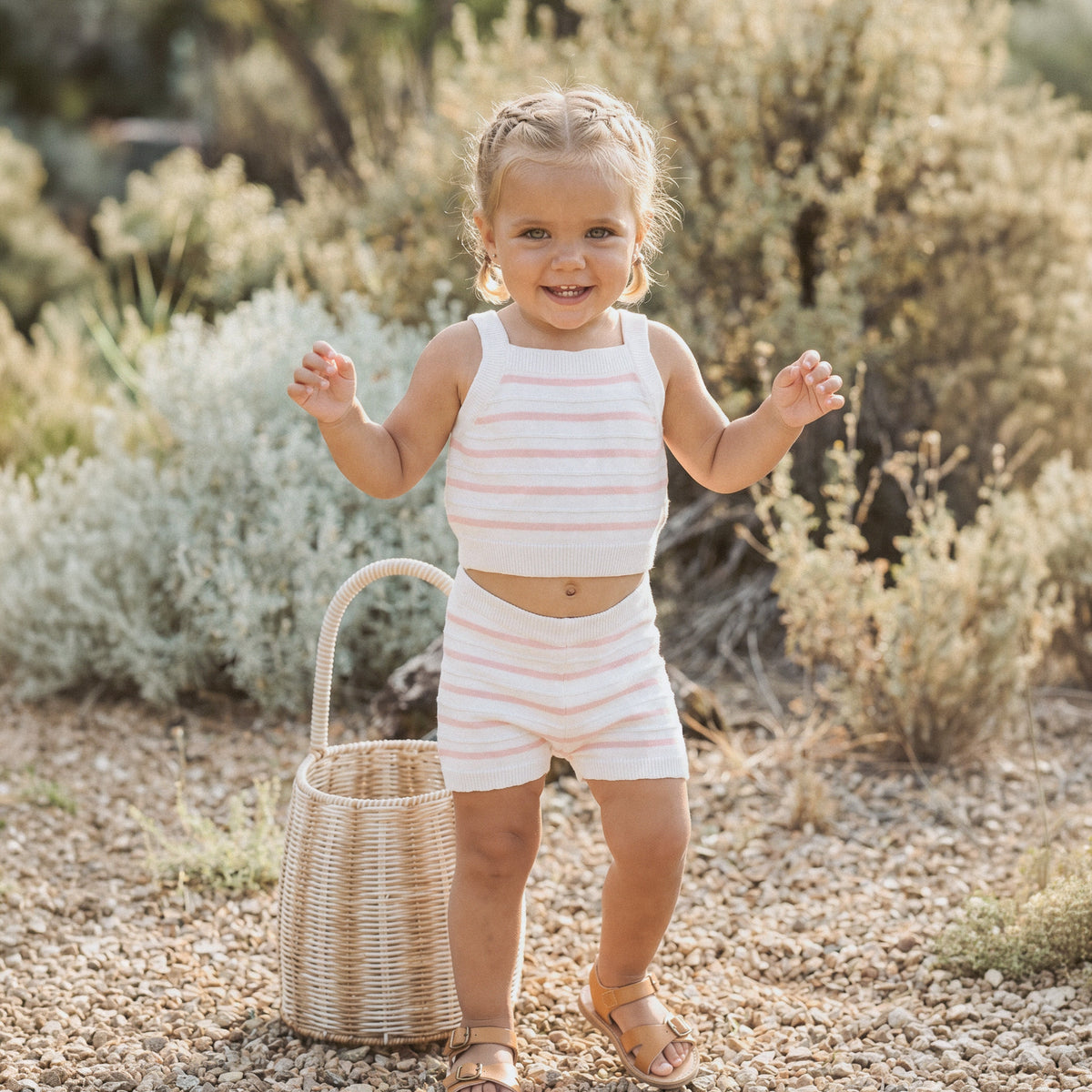 TAYLOR ORGANIC KNITTED 2 PIECE SET