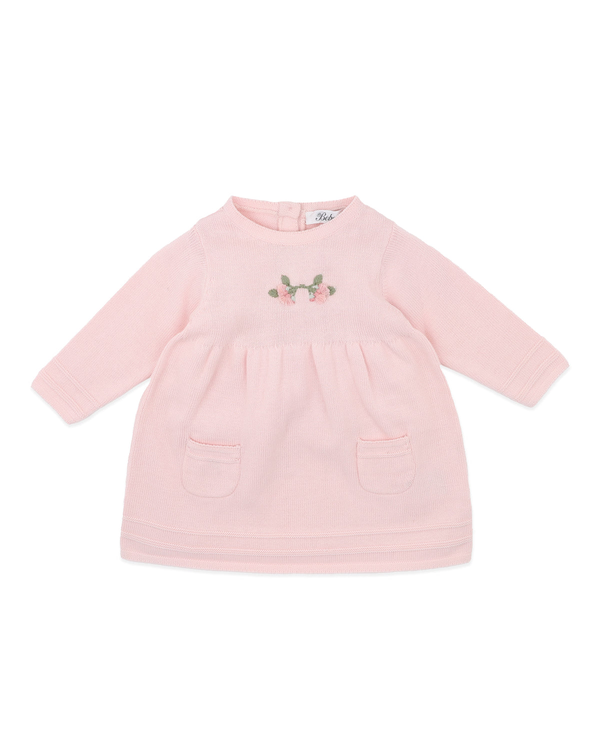 CHARLIE ORGANIC HAND EMB KNIT DRESS