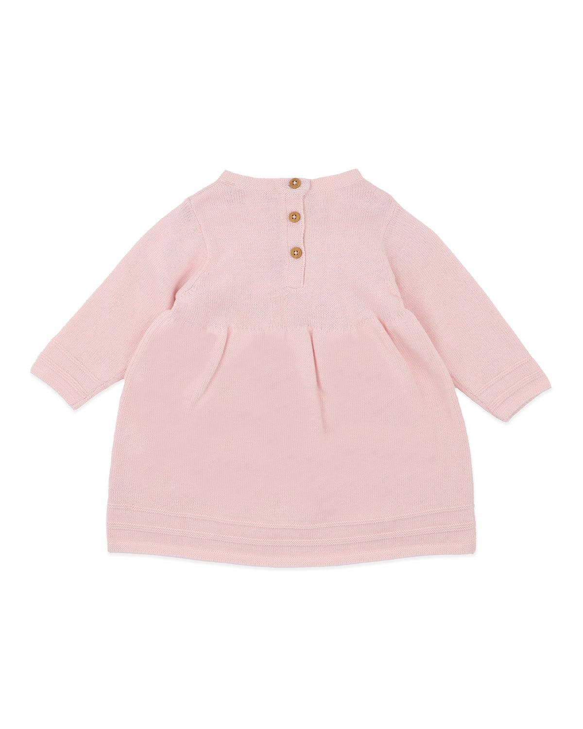 CHARLIE ORGANIC HAND EMB KNIT DRESS