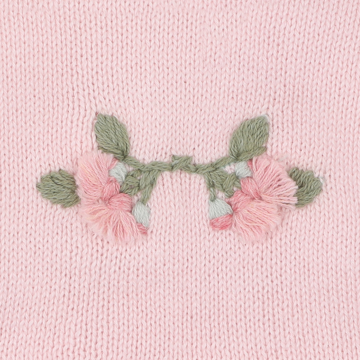 CHARLIE ORGANIC HAND EMB KNIT DRESS