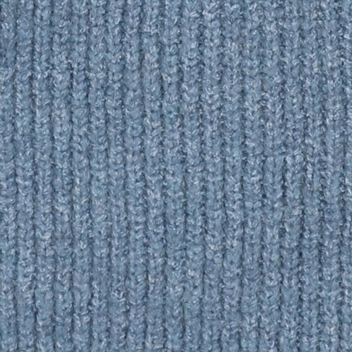 BLUE MARL KNITTED HOODED JACKET