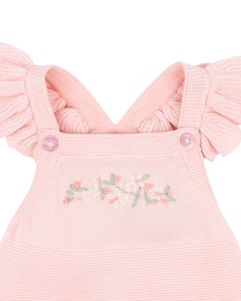 Madelyn Hand EMB Organic Knitted Bodysuit