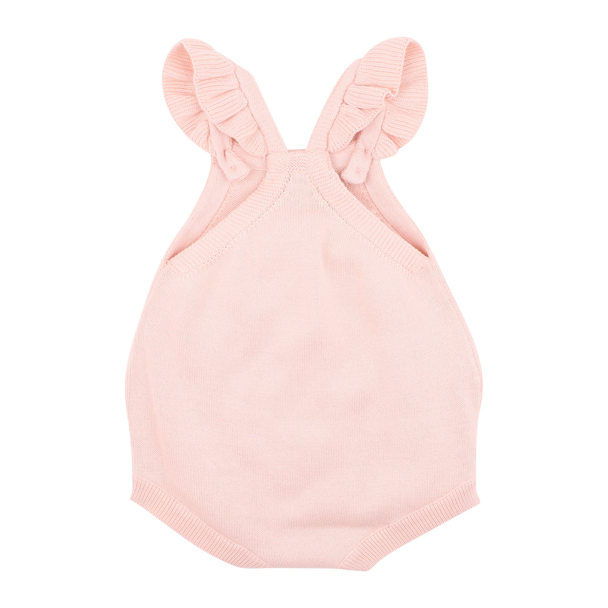 POPPY HAND EMB. ORGANIC KNIT BODYSUIT