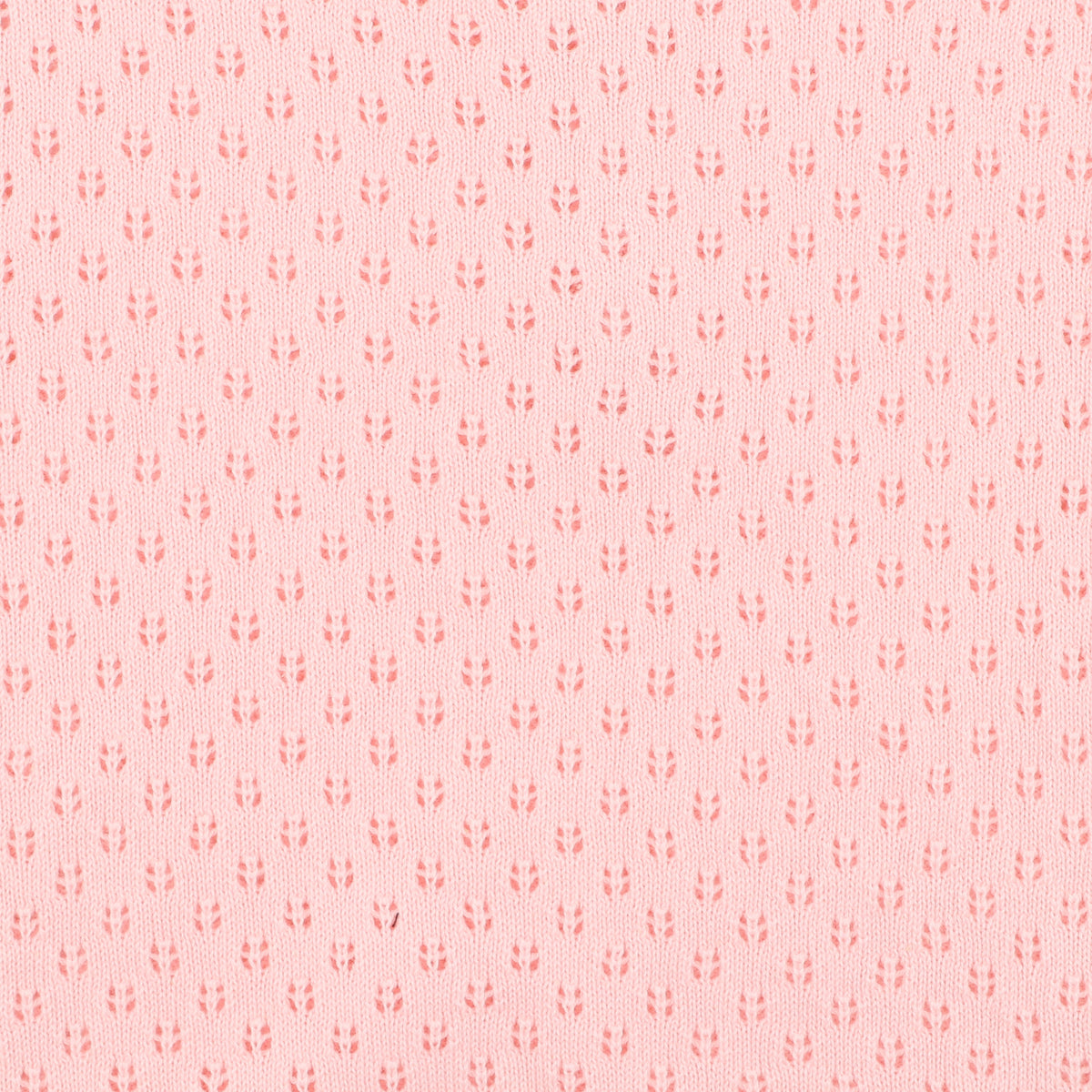 PINK ORGANIC POINTELLE KNIT TOP