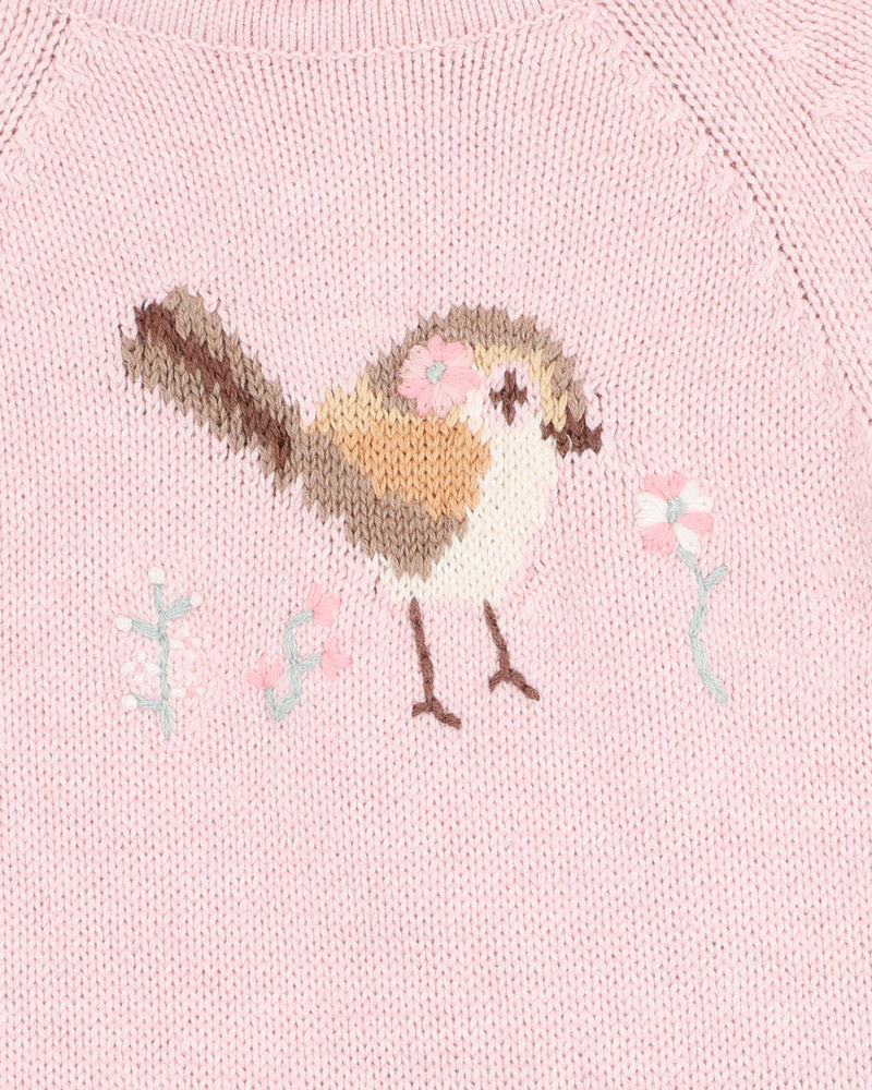 Molly Bird Knitted Romper