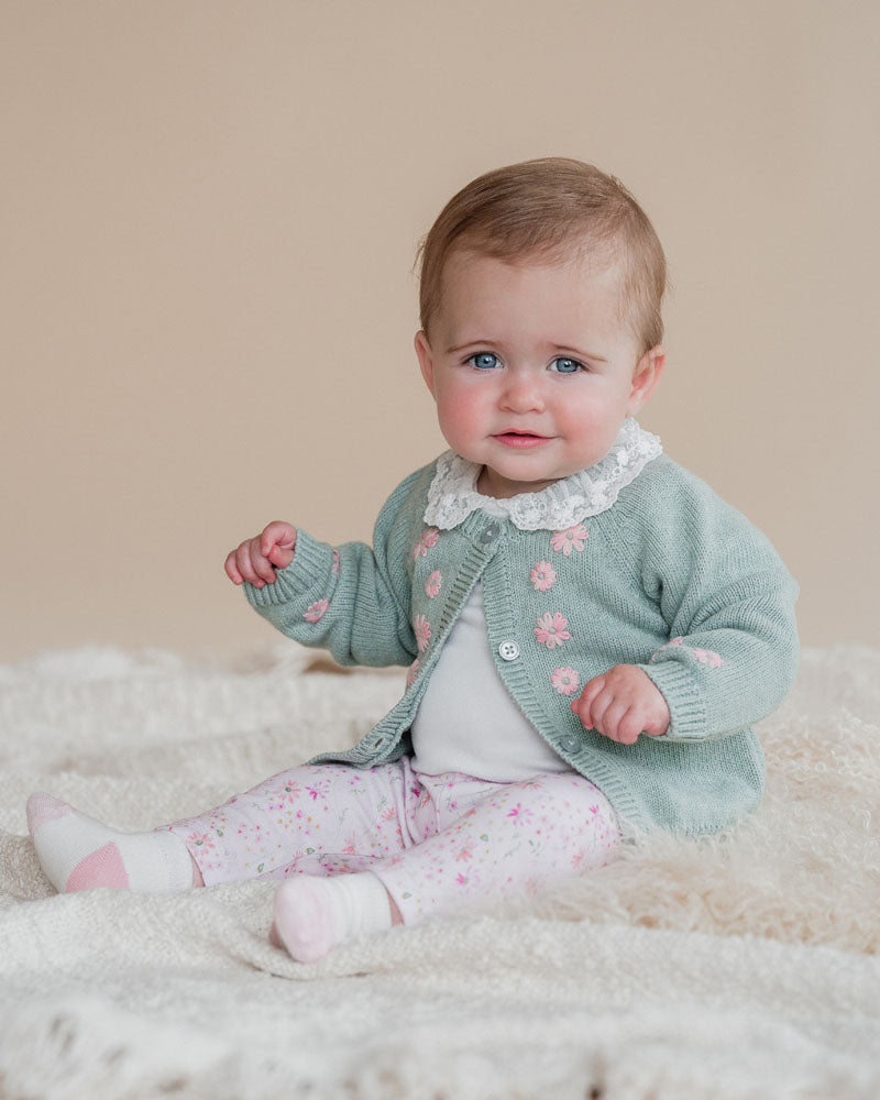 Molly Cardigan w Hand EMB