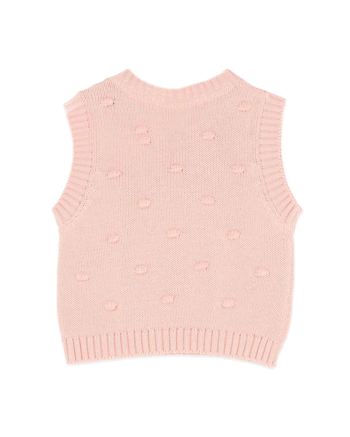 GEMMA ORGANIC BOBBLE KNIT VEST