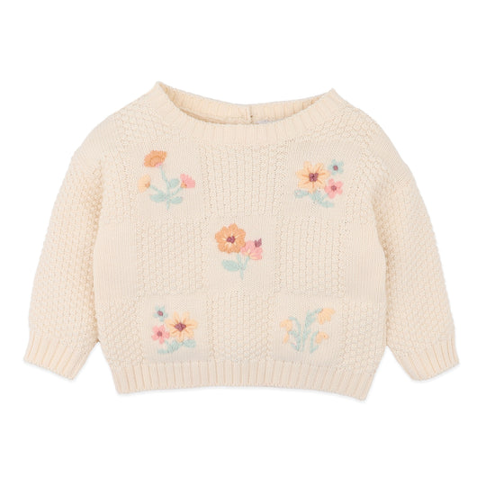 FERN HAND EMB. ORGANIC JUMPER