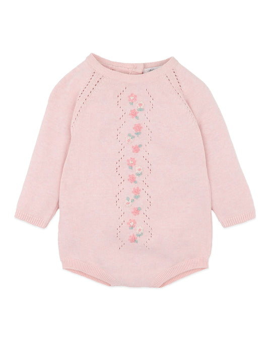 WINNIE ORGANIC HAND EMB KNIT LS BODYSUIT