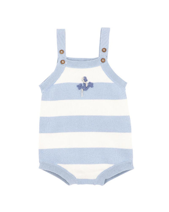 Axel Organic Stripe Knitted Bodysuit