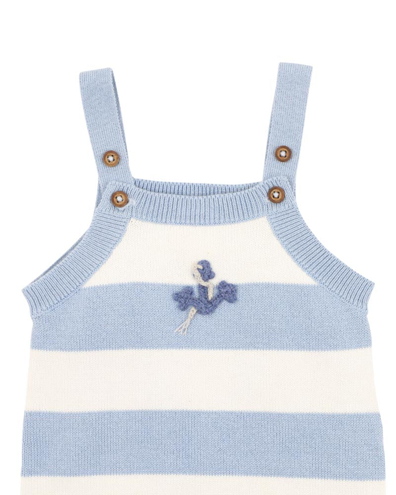 Axel Organic Stripe Knitted Bodysuit