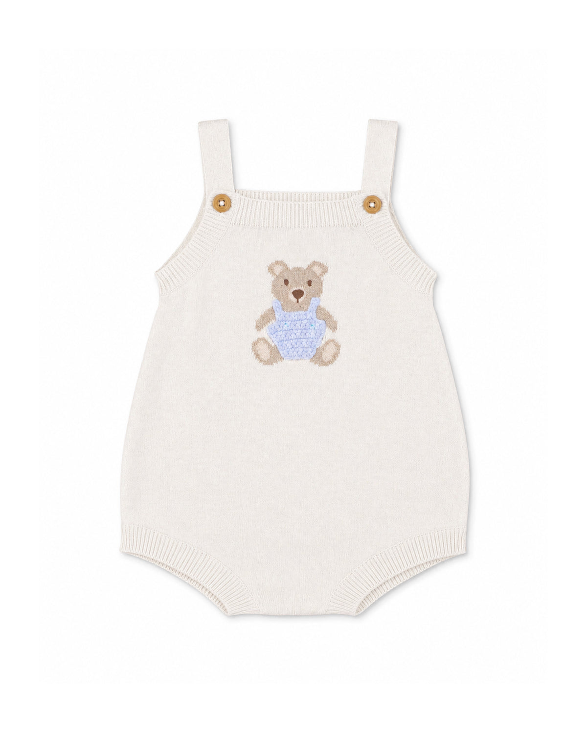 BRADY ORGANIC KNITTED BEAR BODYSUIT
