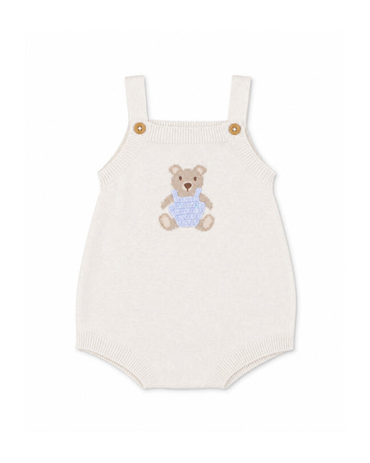 BRADY ORGANIC KNITTED BEAR BODYSUIT