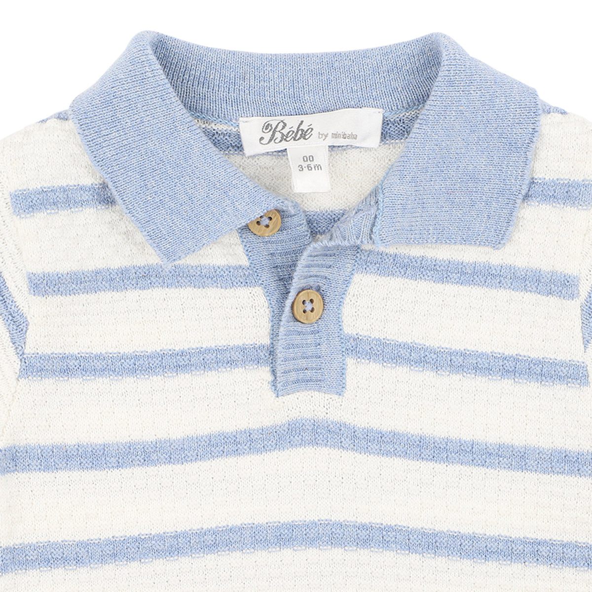 BRADY ORGANIC KNITTED POLO ROMPER