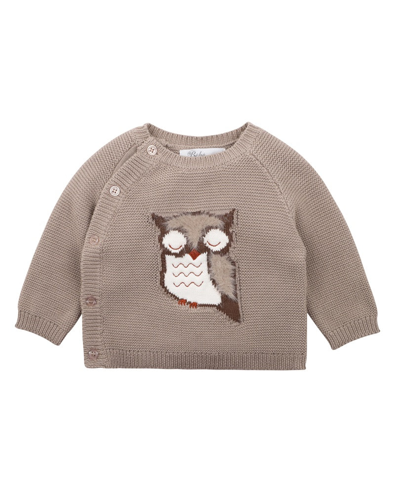 Eli Owl Knitted Jumper