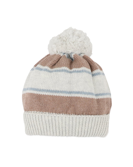ALVIN ORGANIC STRIPE KNITTED BEANIE