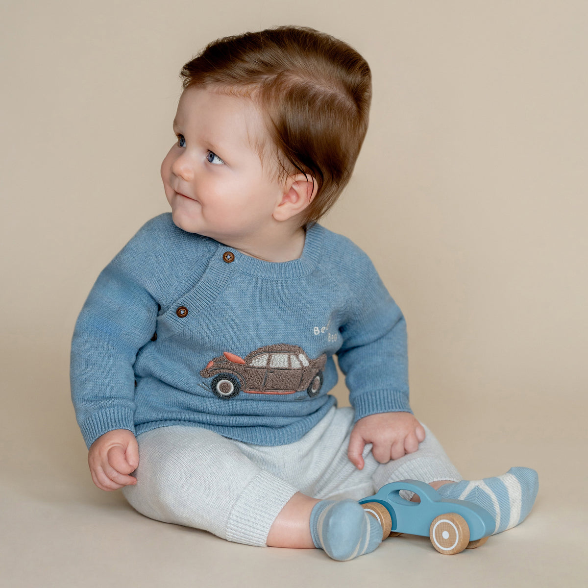 ALVIN CAR ORGANIC KNITTED JUMPER
