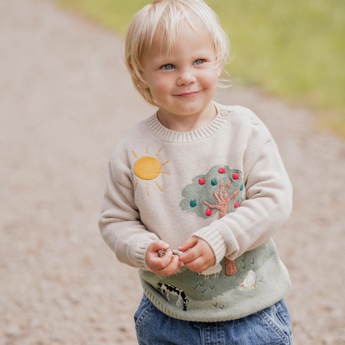 HUNTER FARM ORGANIC KNITTED JUMPER