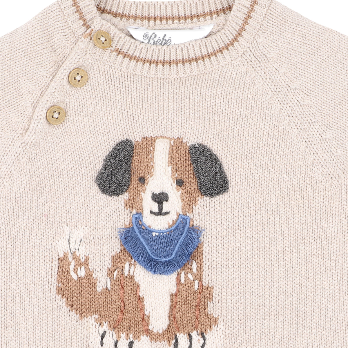 OTTO ORGANIC KNITTED DOG ROMPER