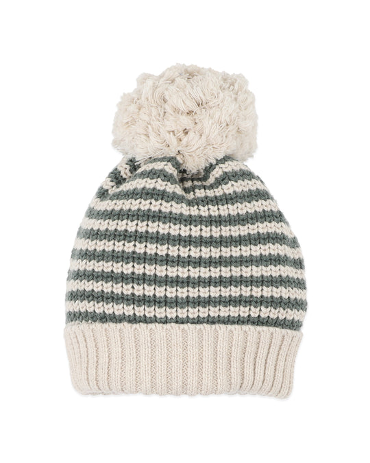OTTO STRIPE ORGANIC KNITTED BEANIE