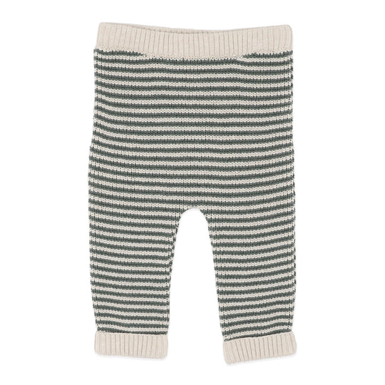 OTTO STRIPE ORGANIC KNITTED LEGGINGS