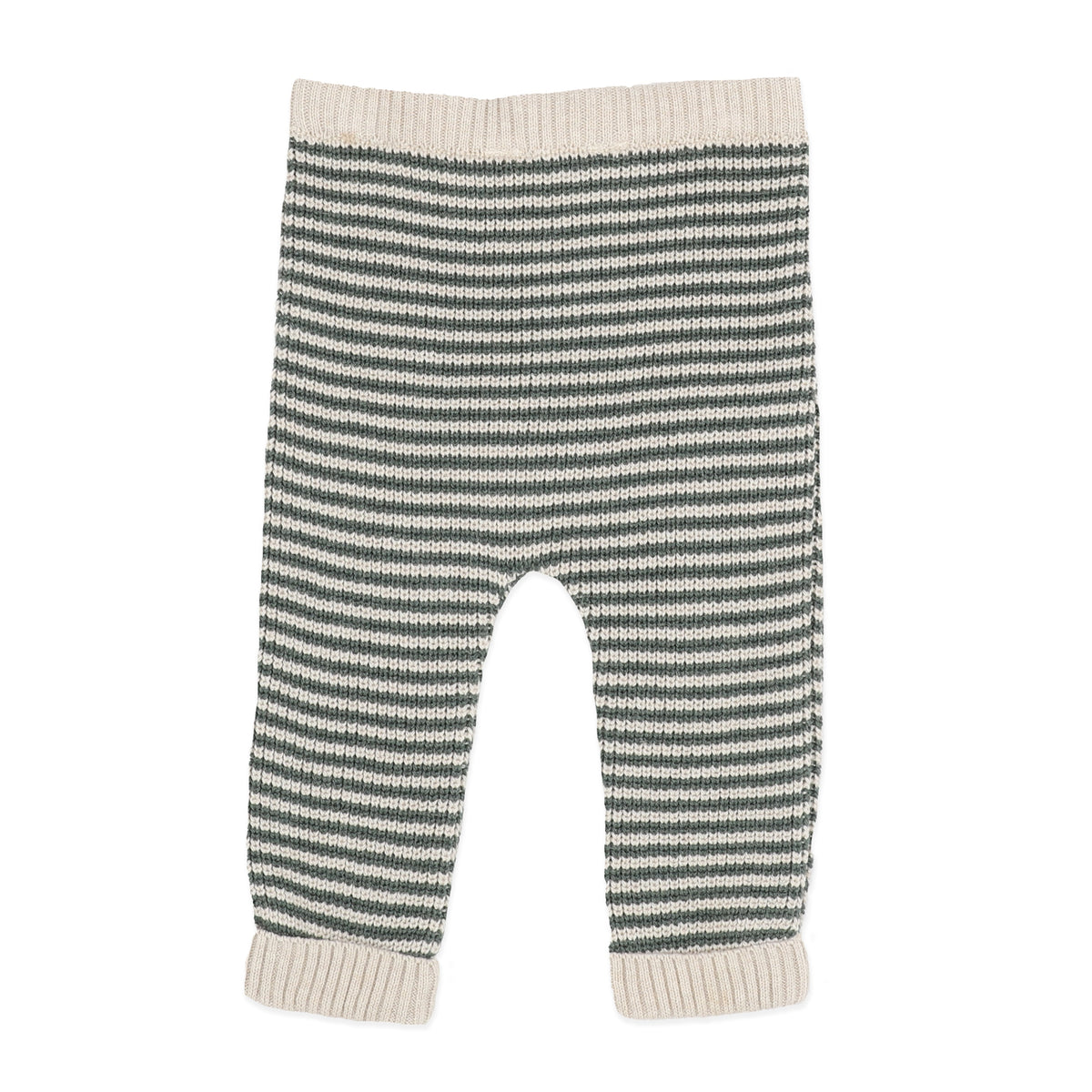 OTTO STRIPE ORGANIC KNITTED LEGGINGS