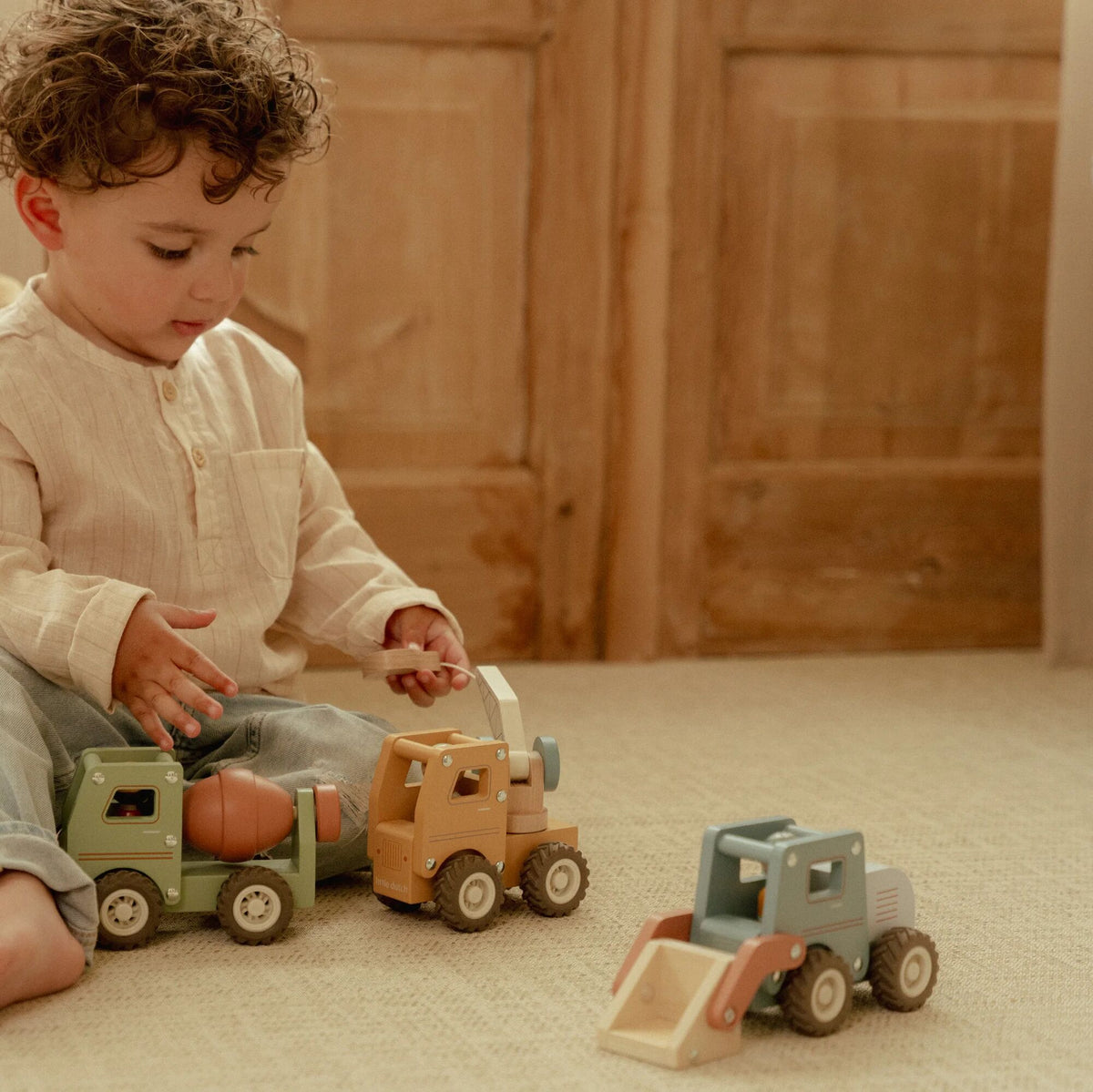 Wooden Cement Truck