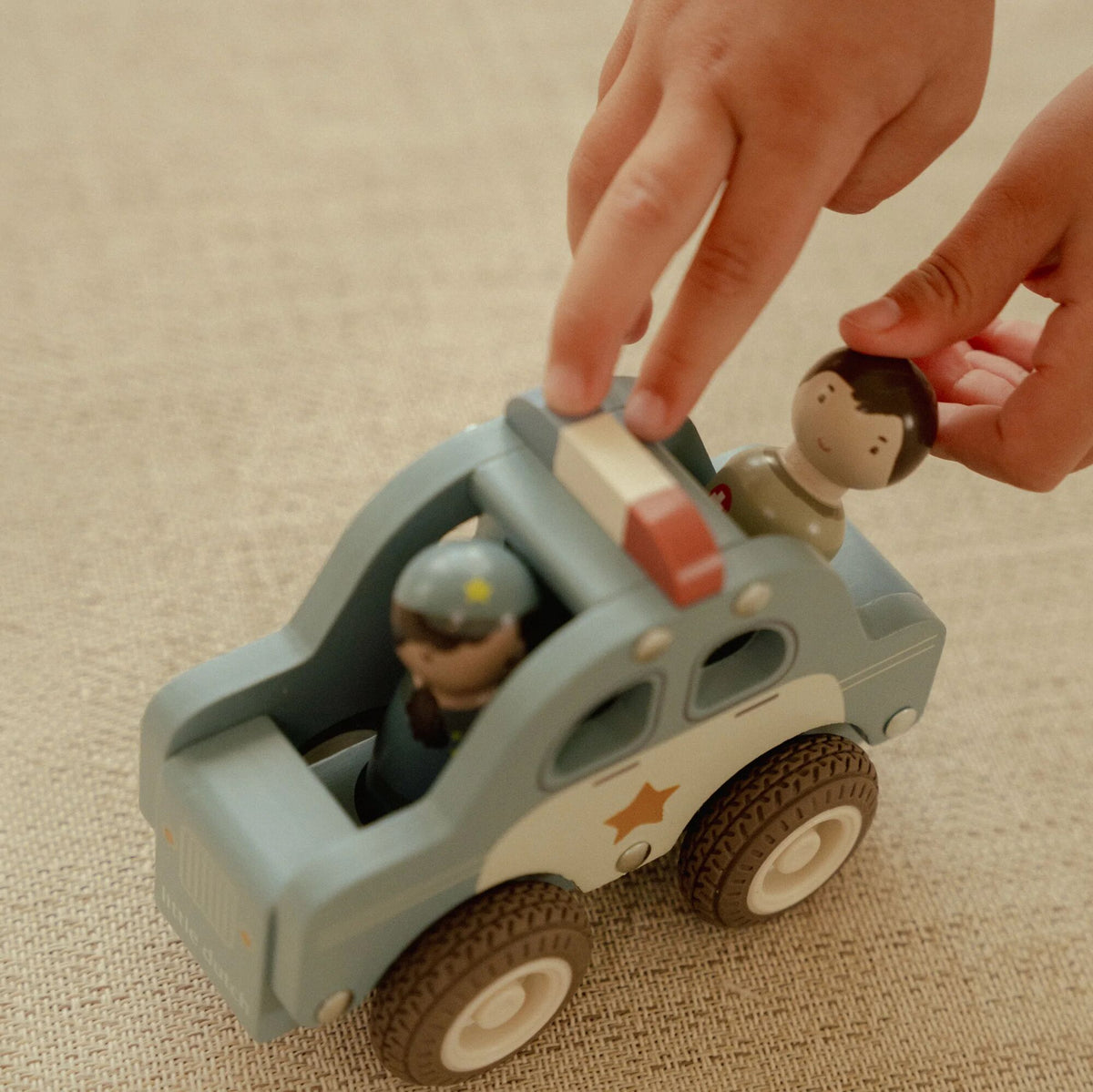 Wooden Police Car