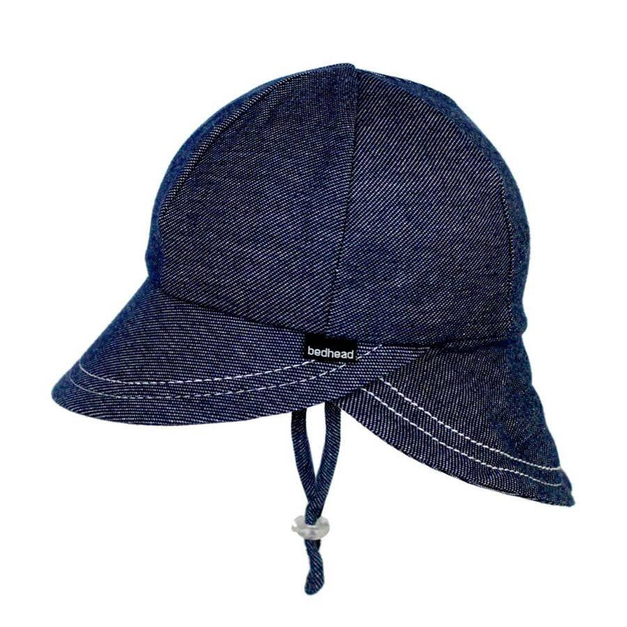 Legionnaire Hat with Strap | Denim