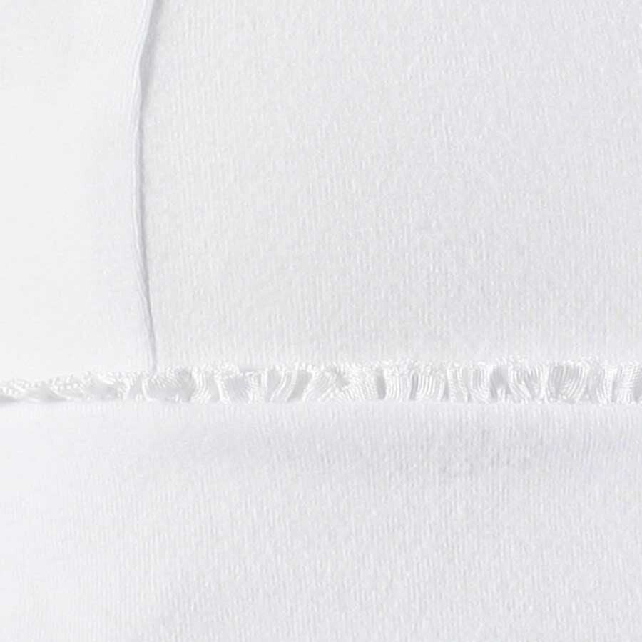 Legionnaire Flap Hat | Ruffle Trim 'White'