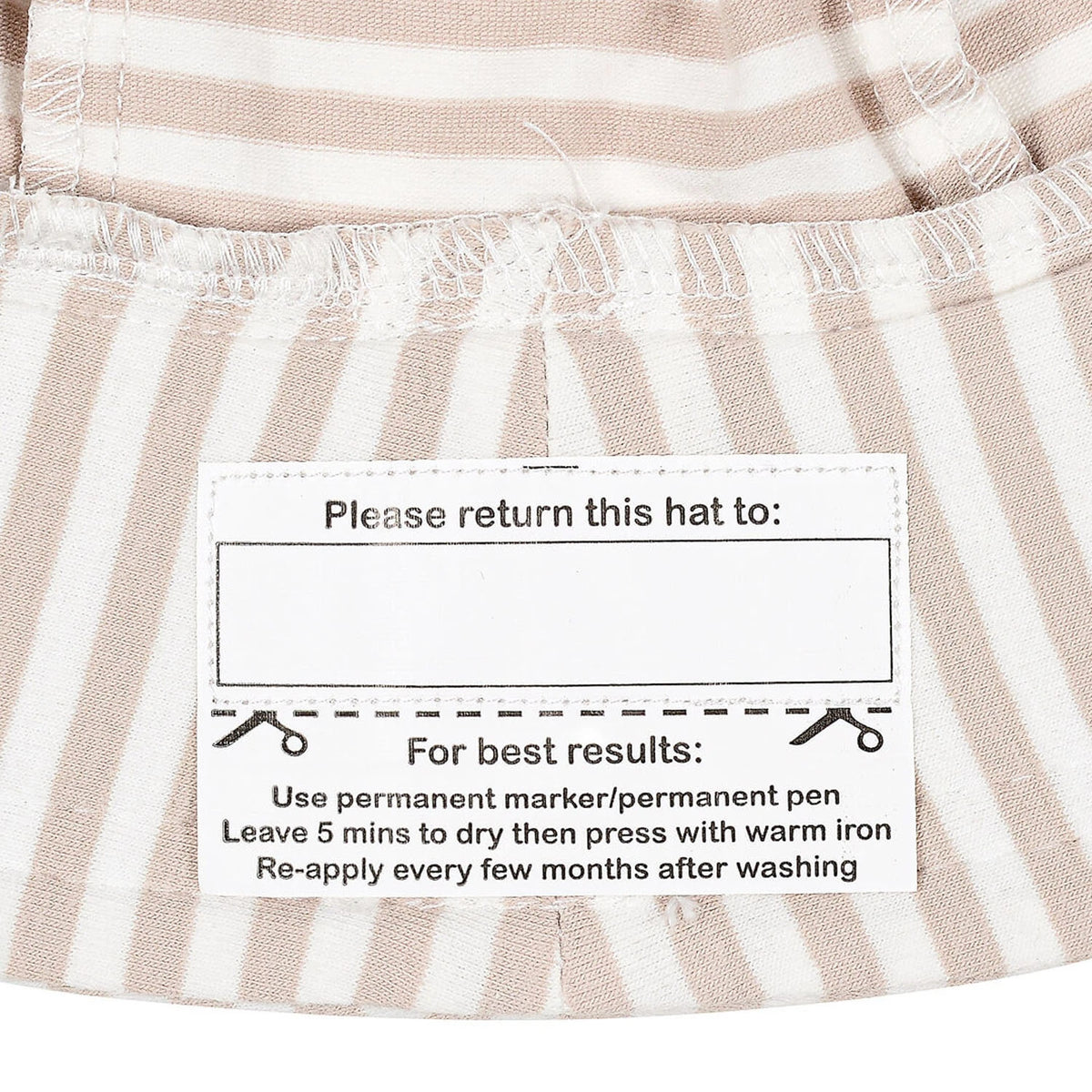 Legionnaire Flap Sun Hat | Natural Stripe