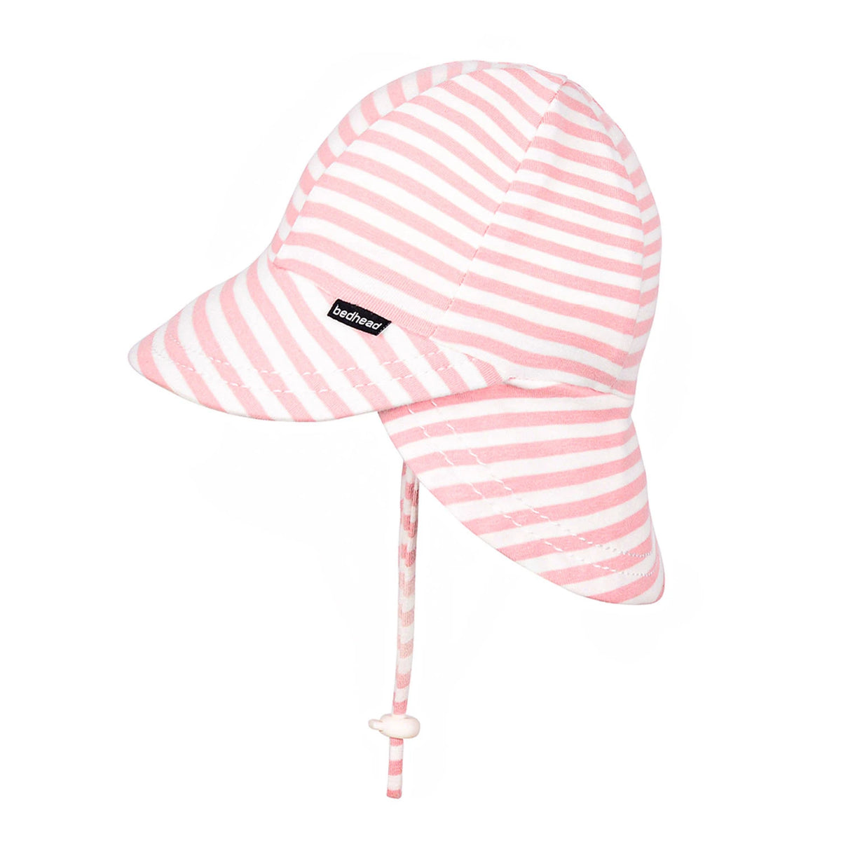 Legionnaire Flap Sun Hat | Pink Stripe