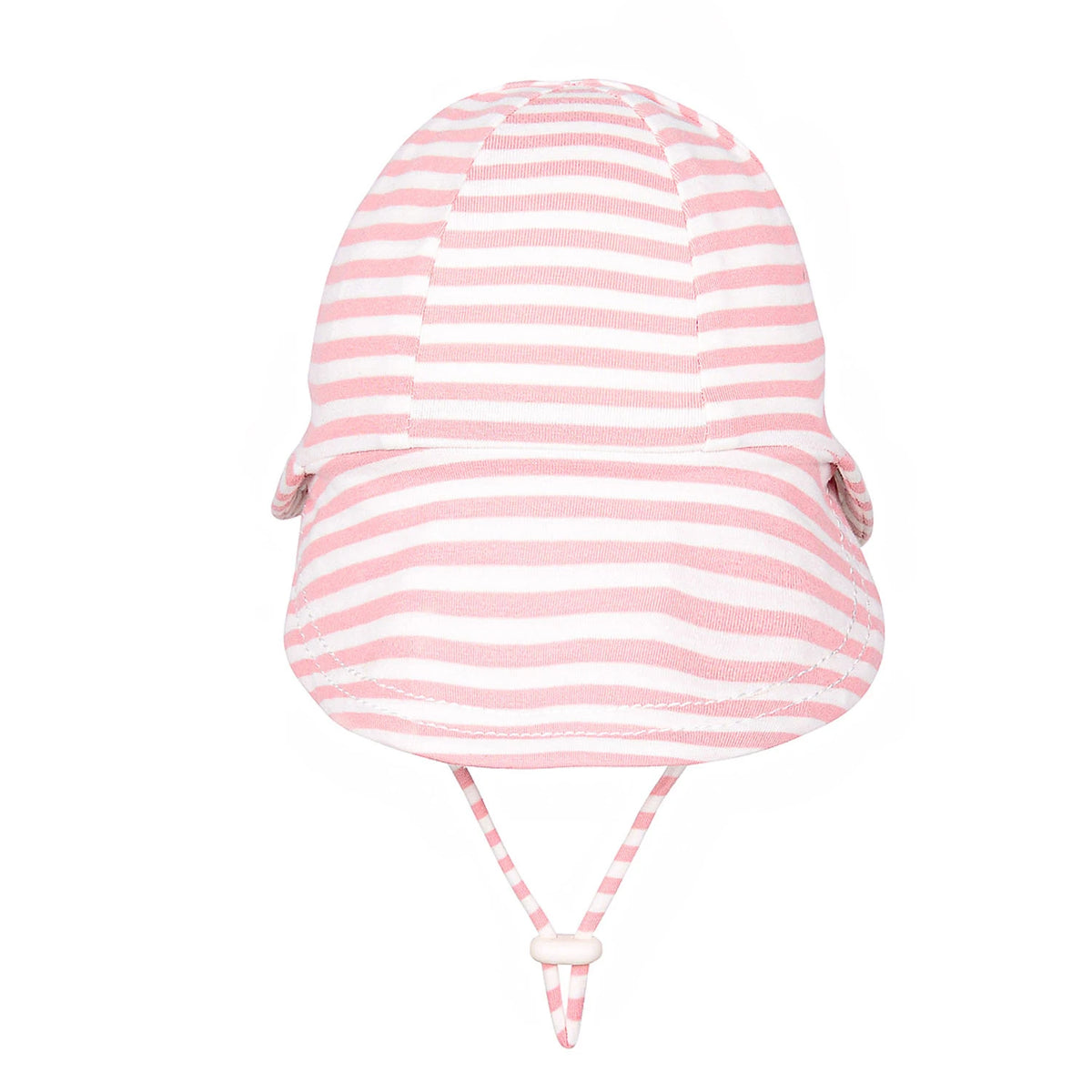 Legionnaire Flap Sun Hat | Pink Stripe