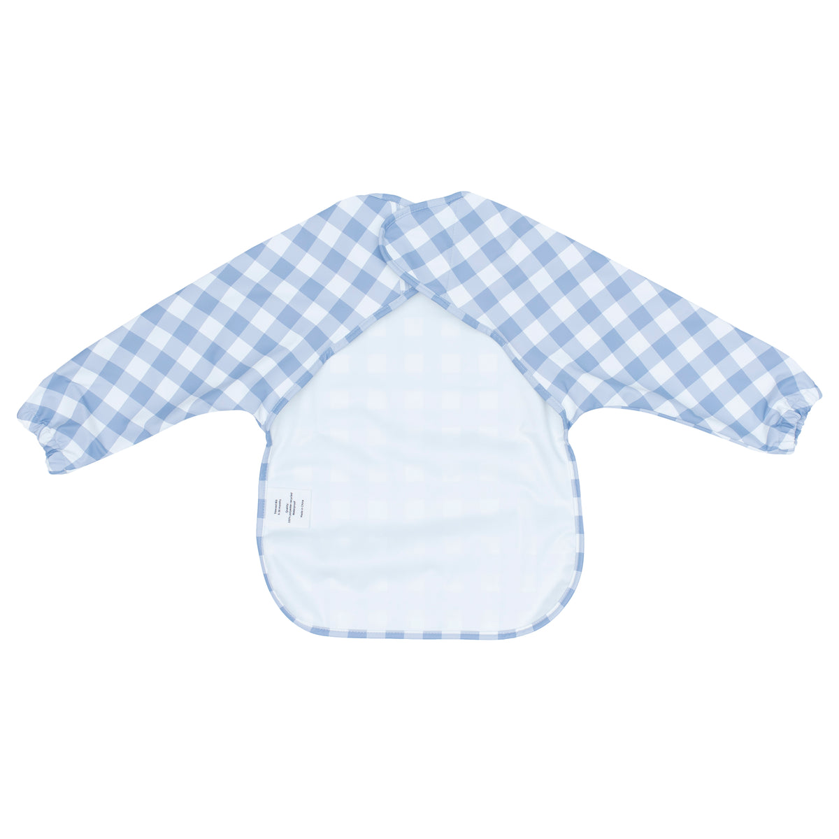 Messie Smock Bib | Blue Gingham | Kids